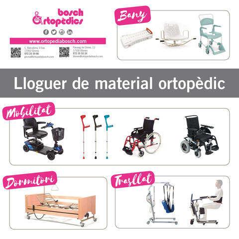 Lloguer de material ortopèdic