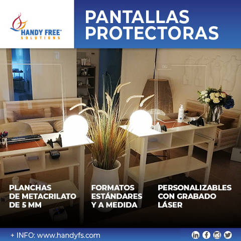 Pantalles protectores de metacrilat